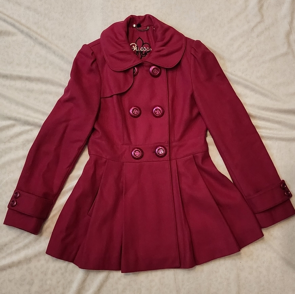 Guess Jackets & Blazers - Women's Coat / Guess / color Pink / size S/P